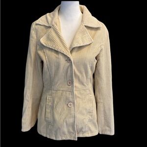 Blue Asphalt Cream Corduroy Blazer Tailored Fit. Size S. Excellent condition.